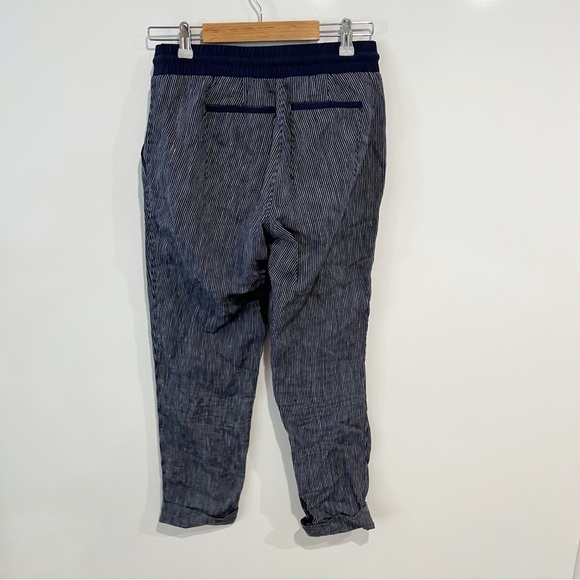 Athleta Stripe Bali Linen Ankle Pant - Picture 3 of 8